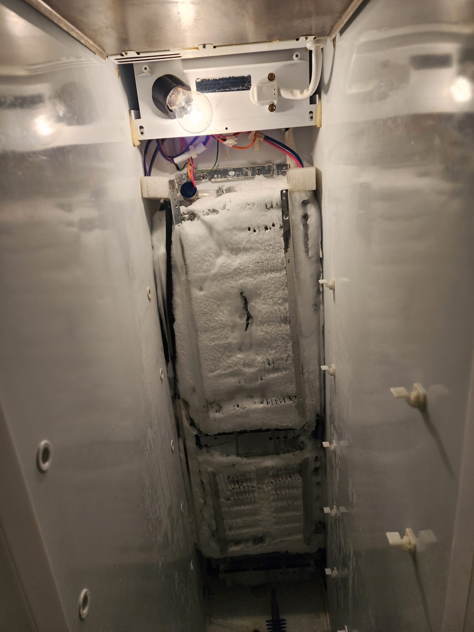 Fridge Evaporator Frost Build Up